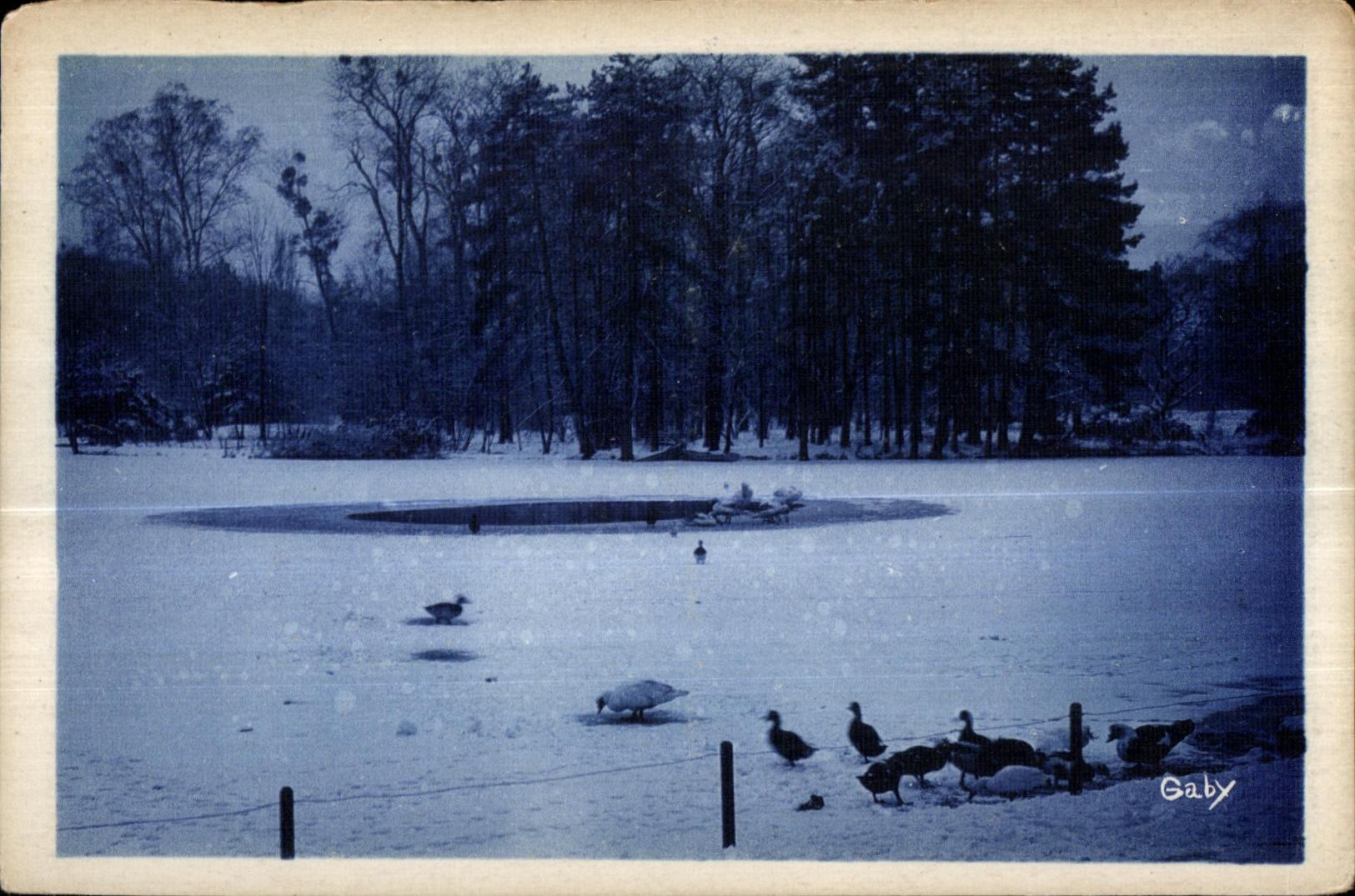 See der Minimes im Winter — Vincennes — Edition G. Ledru-Rollin, 70, Avenue Ledru-Rollin, Le Perreux