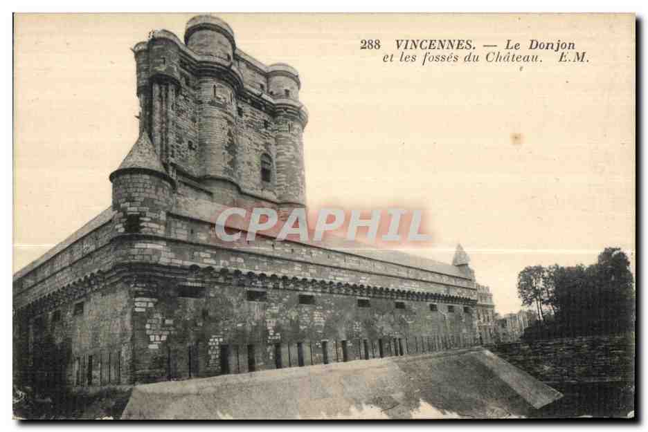Vincennes — Le Donjon et les fossés du Château — E.M. n°288