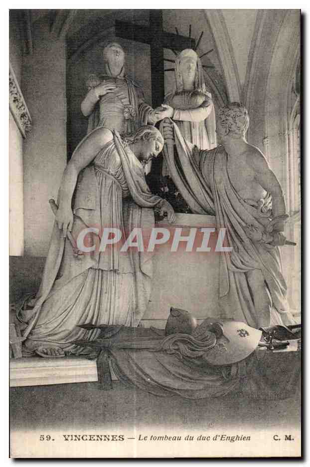 CPA Vincennes Le tombeau du duc d Enghien