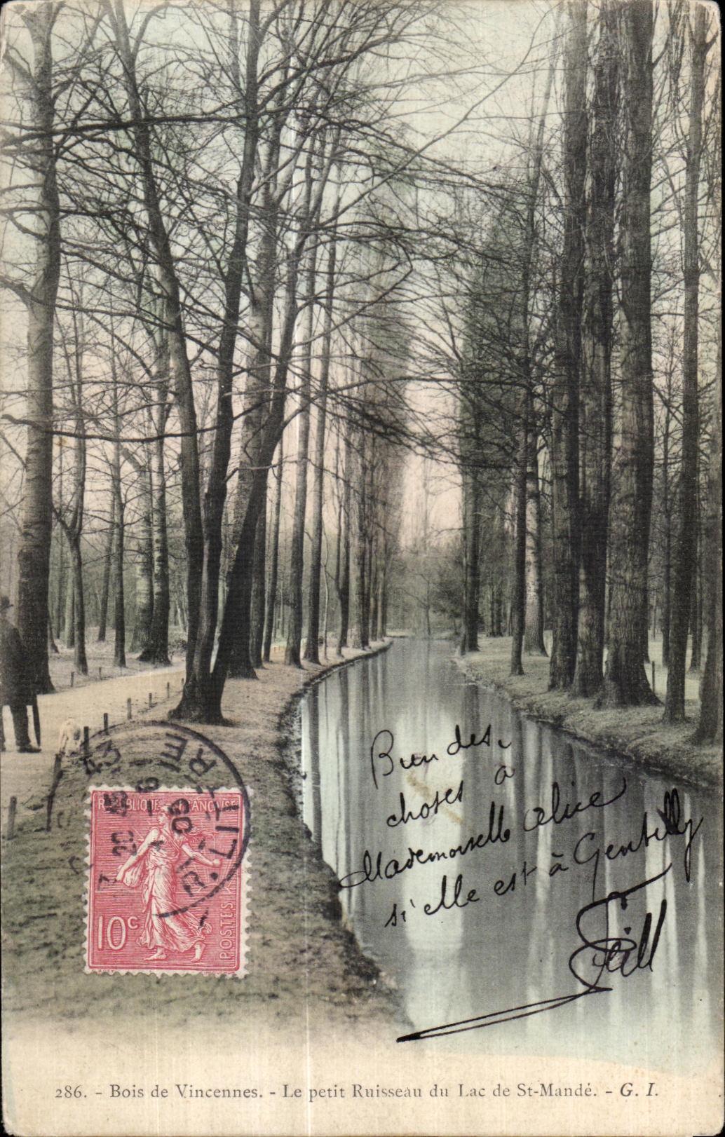 CPA Bois de Vincennes Le petit Ruisseau du Lac de St Mande