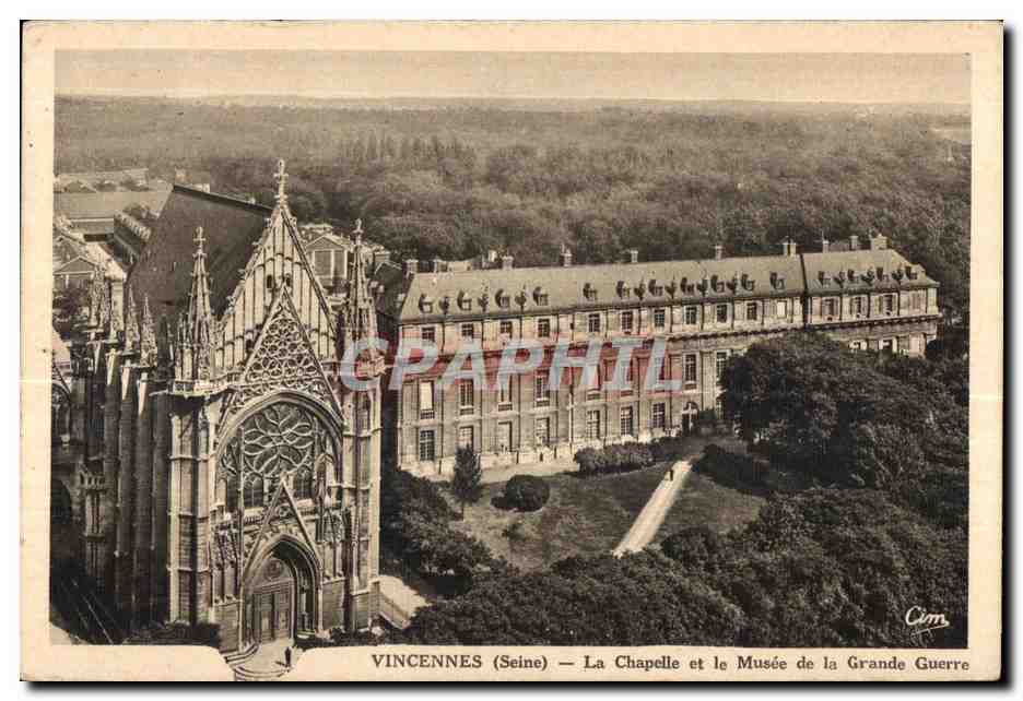 Vincennes (Seine) — La Chapelle et le Musée de la Grande Guerre — Cim