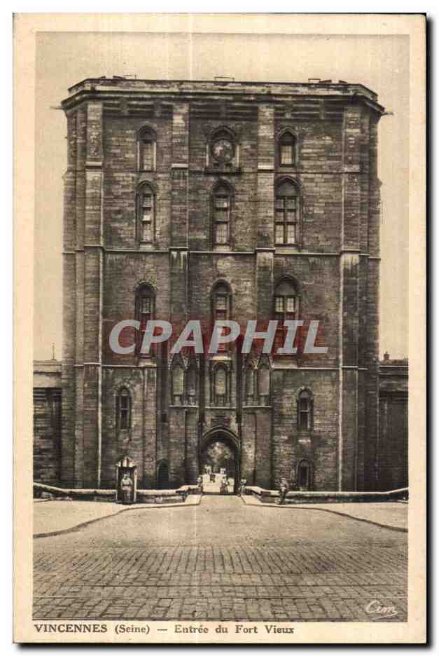CPA Vincennes (Seine) Entree du Fort Vieux