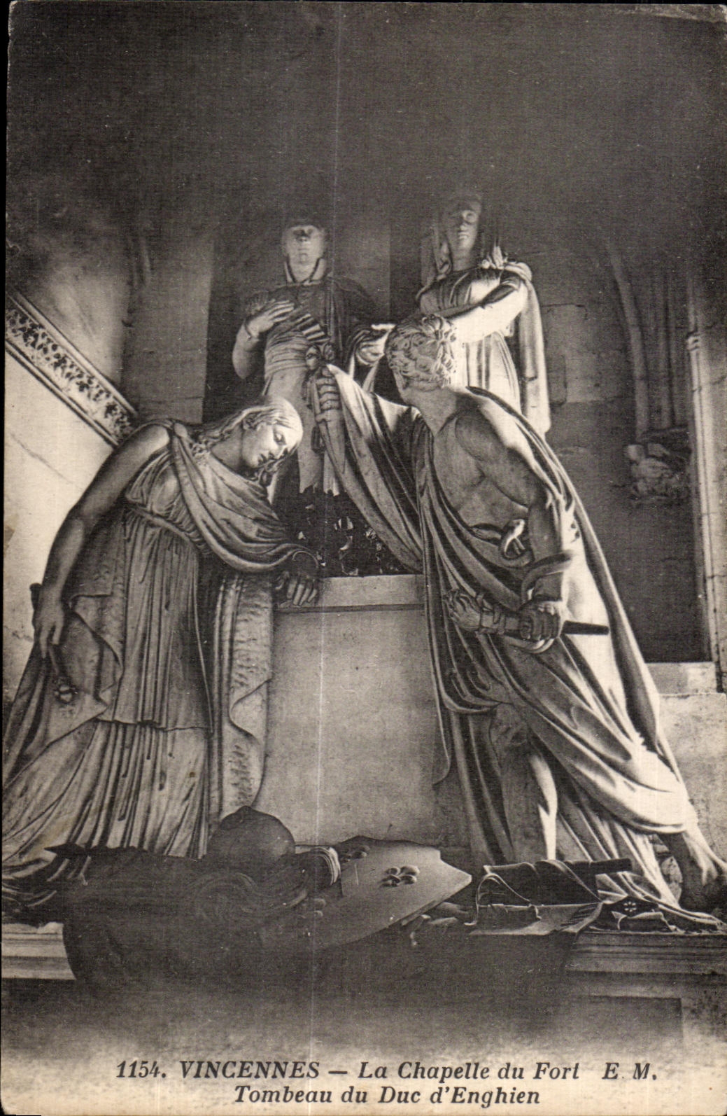 Vincennes — La Chapelle du Fort — Tombeau du Duc d'Enghien — E.M. n°1154