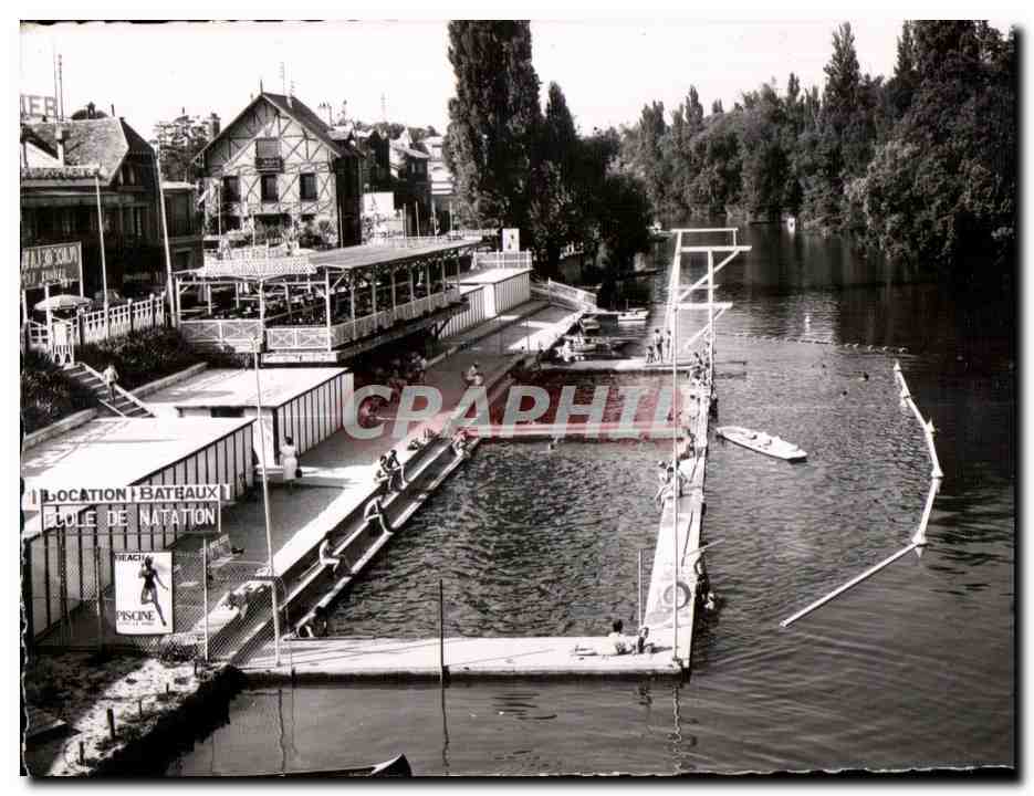 Piscine en Marne — École de natation et location de bateaux — Éditions L.F.A. Varenne - Saint-Maur (Seine)