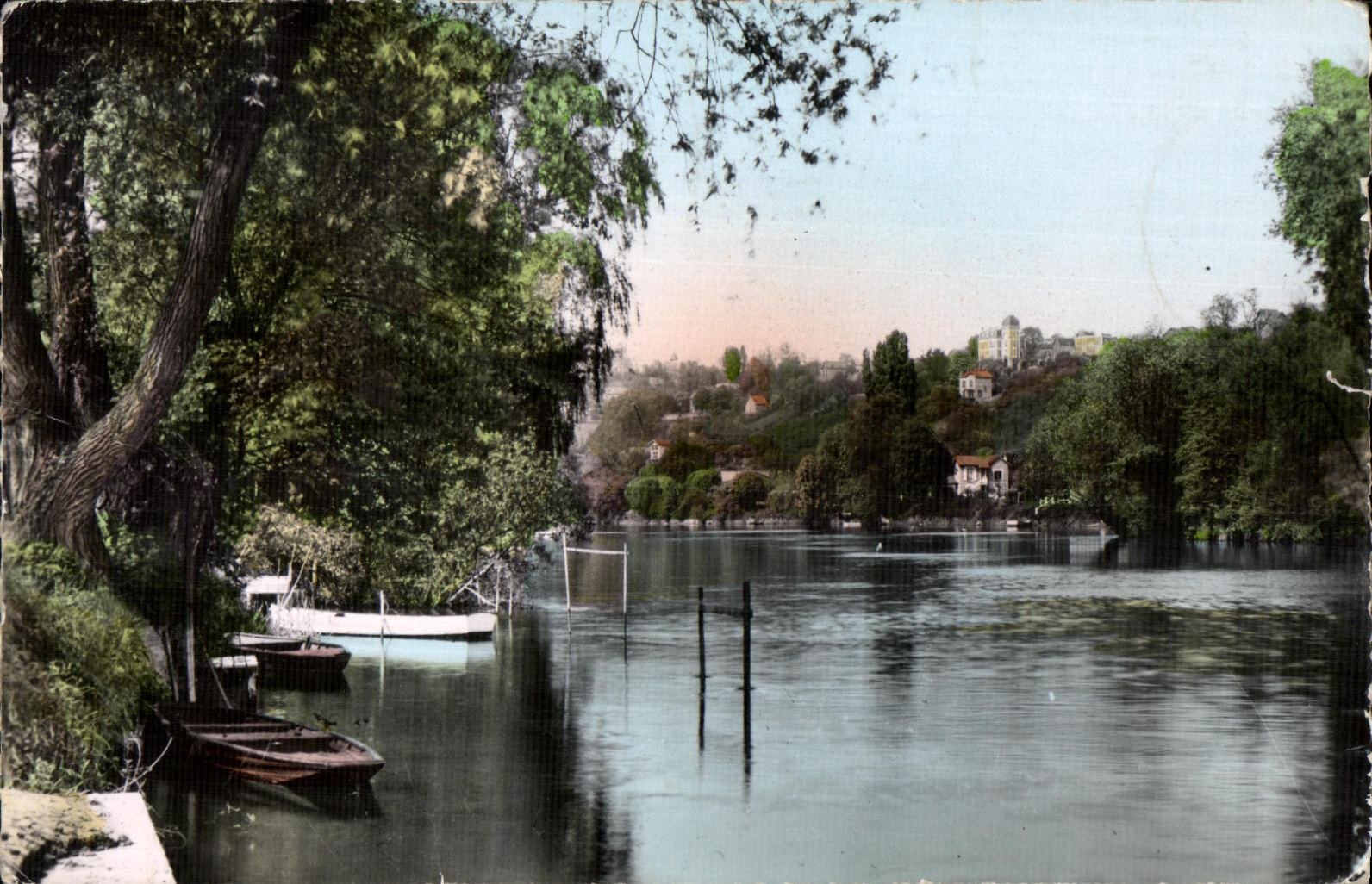CPSM St Maur La Varenne (Seine) Bords de la Marne
