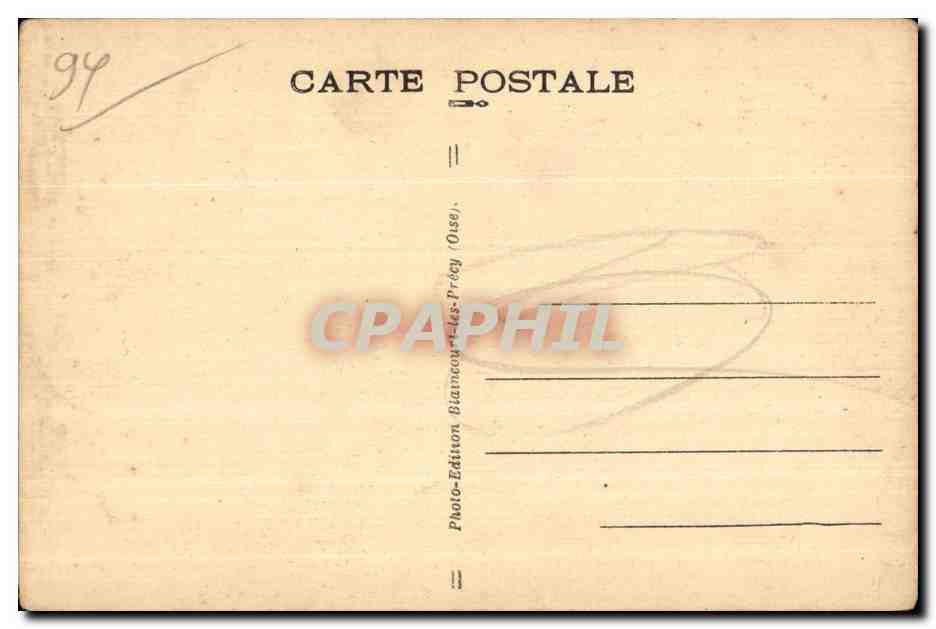 CPA La Varenne Saint Hilaire (Seine) Bords de Marne — Rückseite
