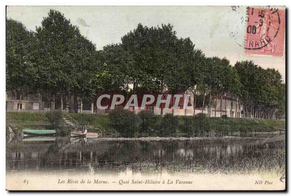 CPA Les Rives de la Marne Quai Saint Hilaire a La Varenne
