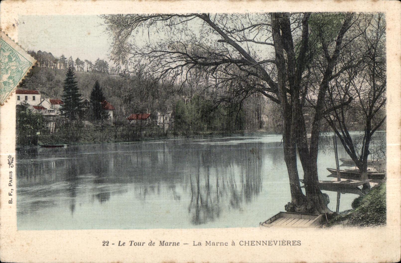 CPA La Tour de Marne La Marne a Chennevieres