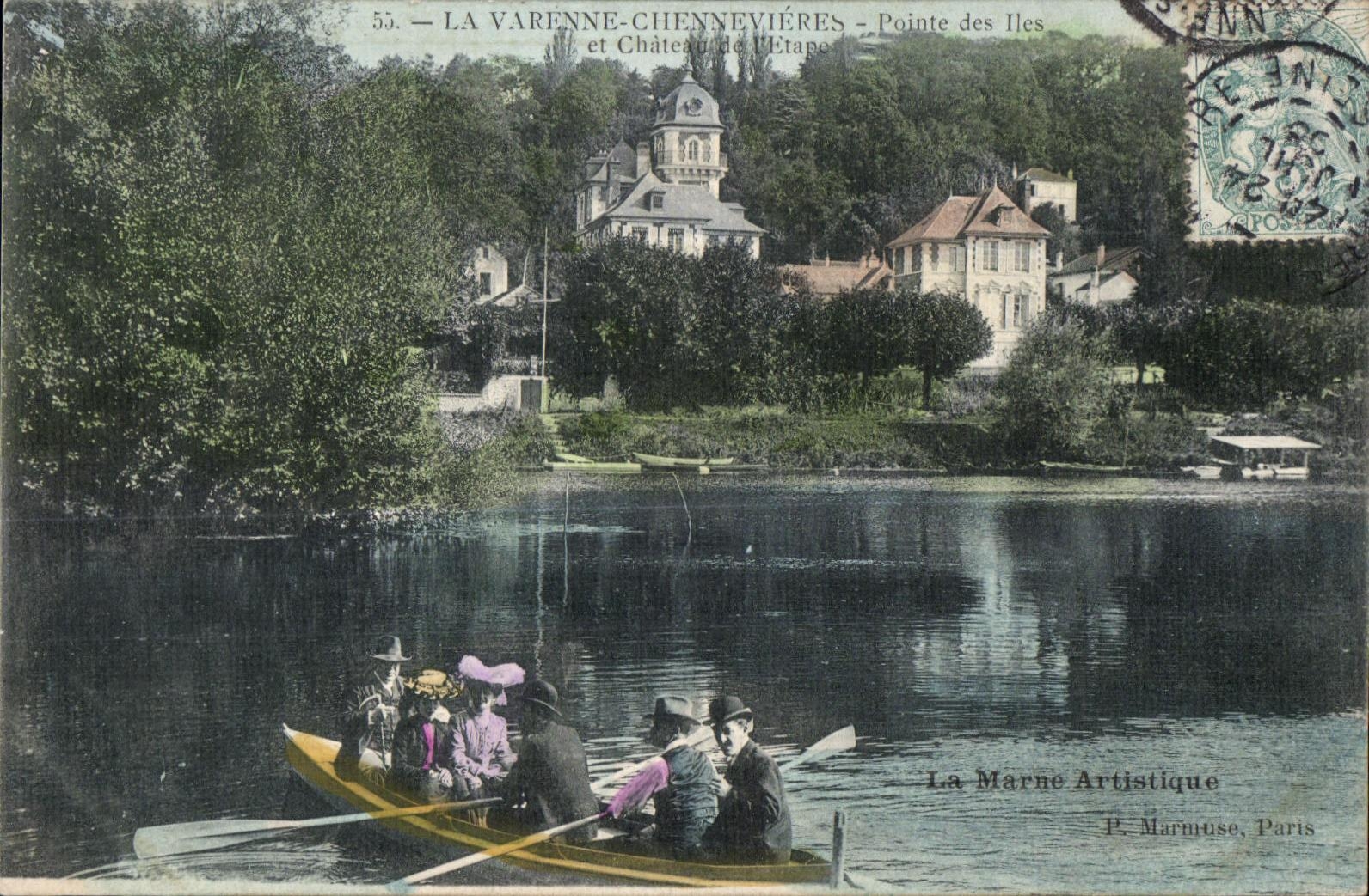 La Varenne-Chennevières - Pointe des Îles and Castle of l'Étape — La Marne Artistique, Paris