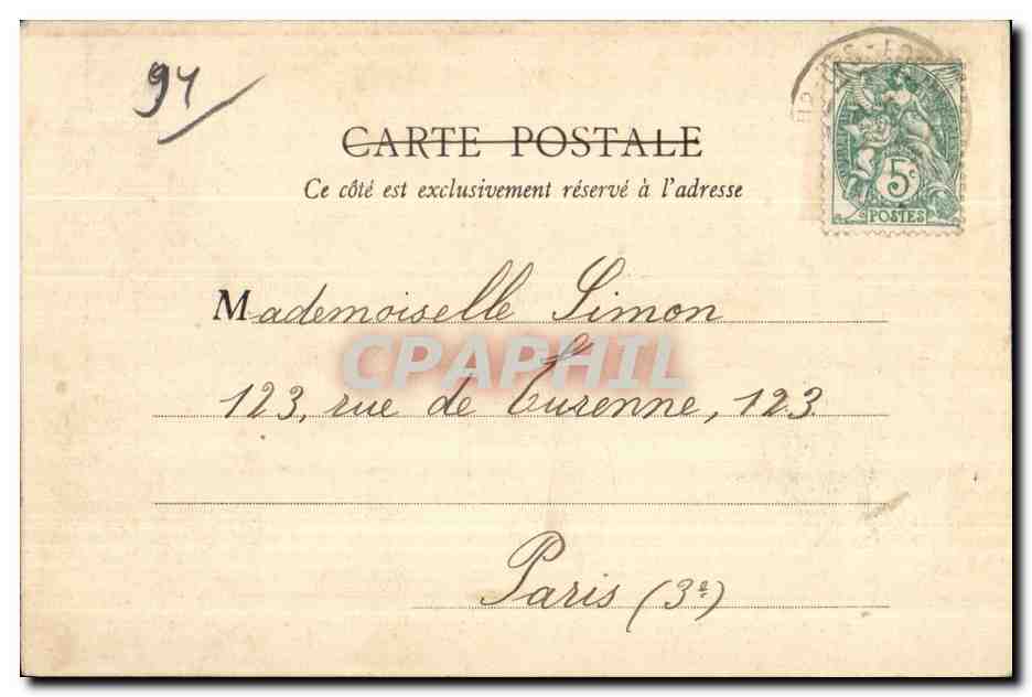 Le Tour de Marne — De CHAMPIGNY à LA VARENNE par la rive droite — B. F., PARIS, n°31 — Verso