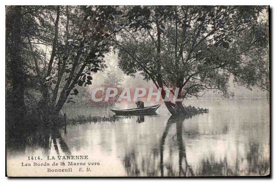 Les Bords de la Marne vers Bonneuil — E. Maleult, n°1414