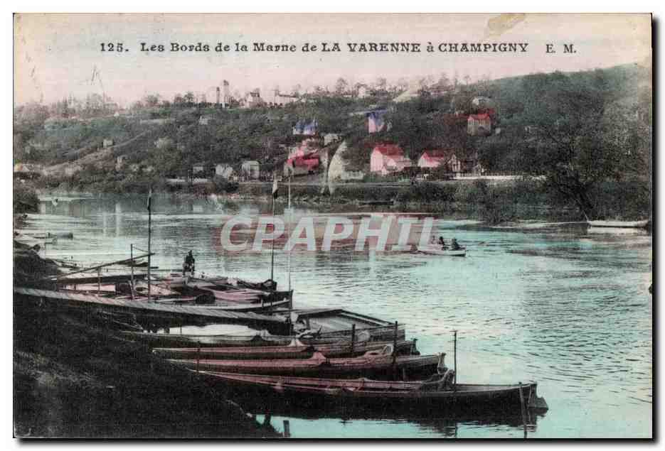 CPA Les Bords de la Marne de La Varenne a Champigny EM