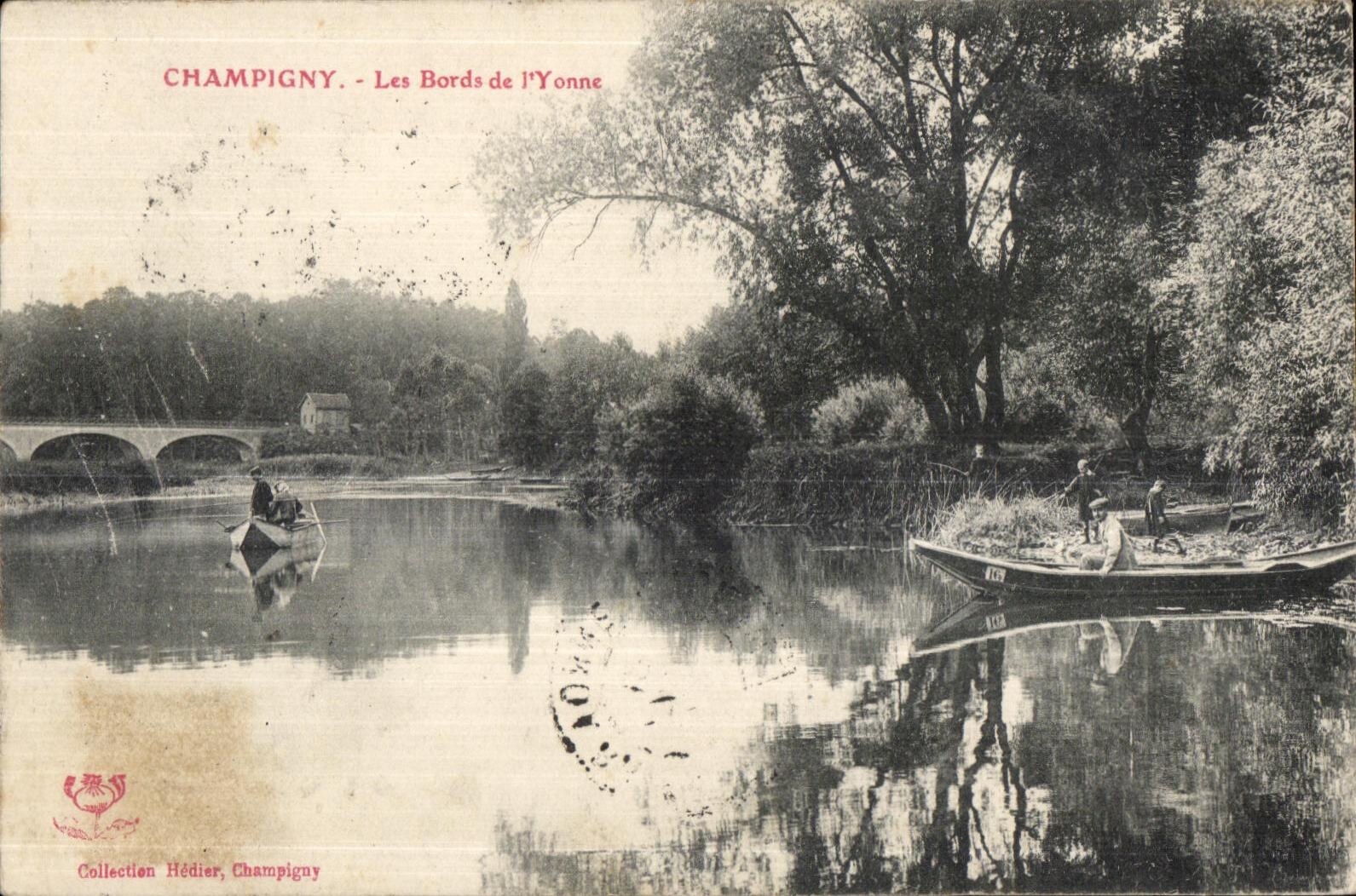 Champigny - Les Bords de l'Yonne — Collection Hédier, Champigny