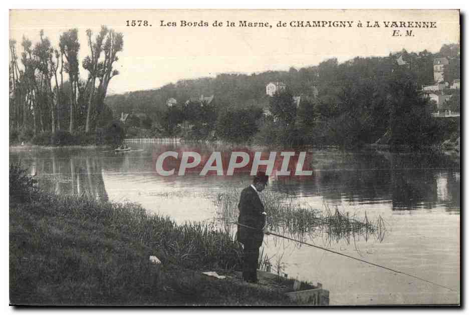 CPA Les Bords de la Marne de Champigny a La Varenne Pecheur