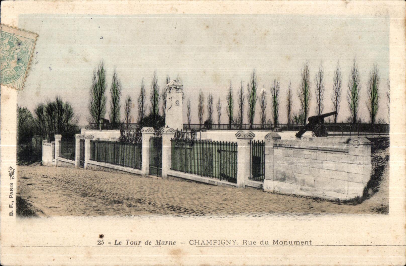 CPA Le Tour de Marne Champigny Rue du Monument