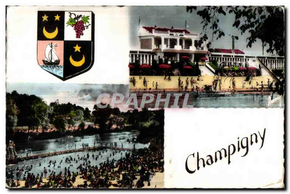 Champigny — Deux aspects de la Plage — Éditions d'Art RAYMON (Sèvres)