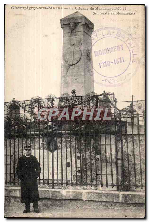 Champigny-sur-Marne — La Colonne du Monument 1870-71 — (En vente au Monument)