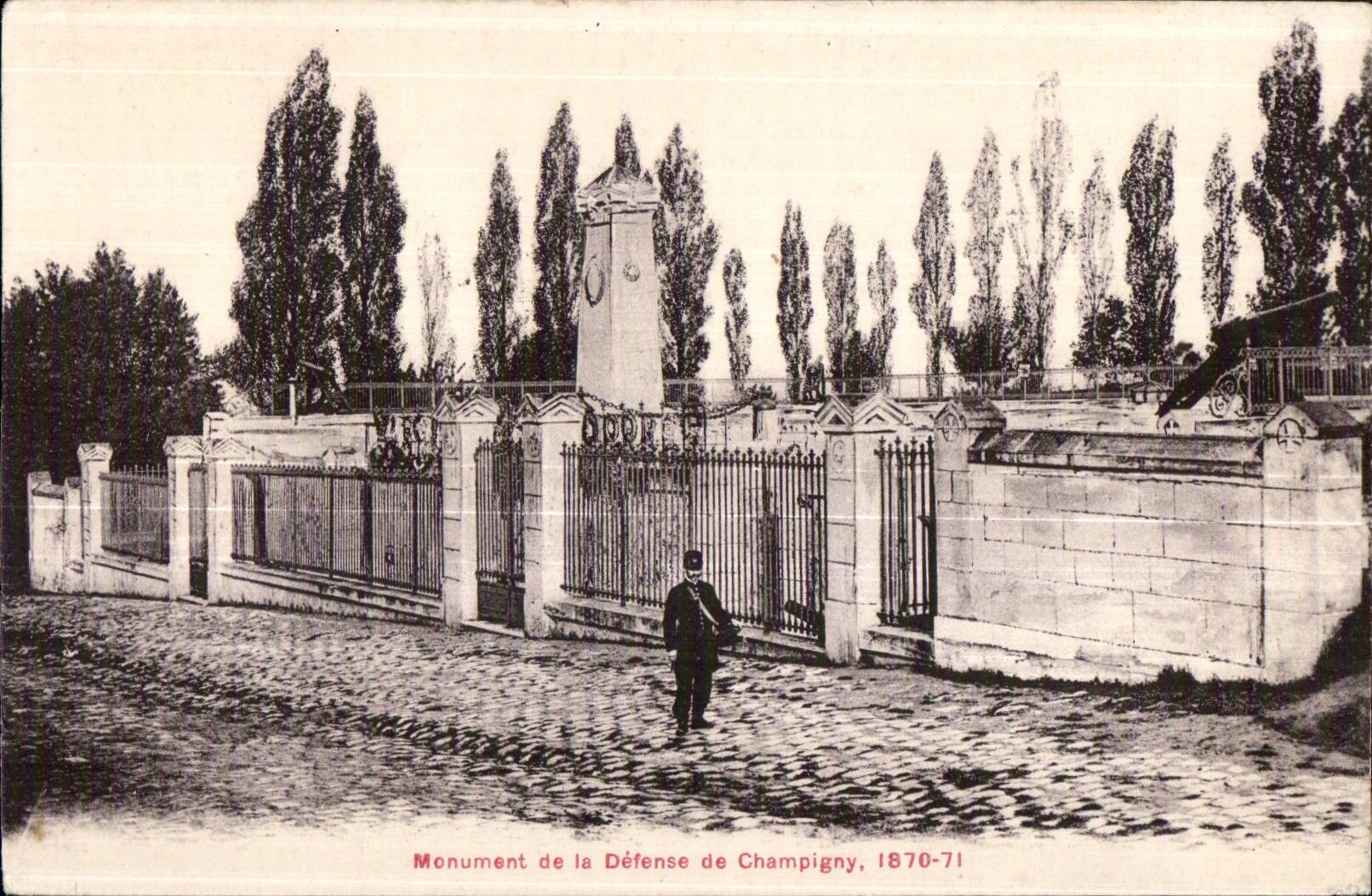 CPA Monument de la Defense de Champigny 1870 1871 