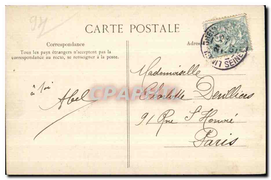 CPA Limeil Brevannes Le Sanatorium — Rückseite