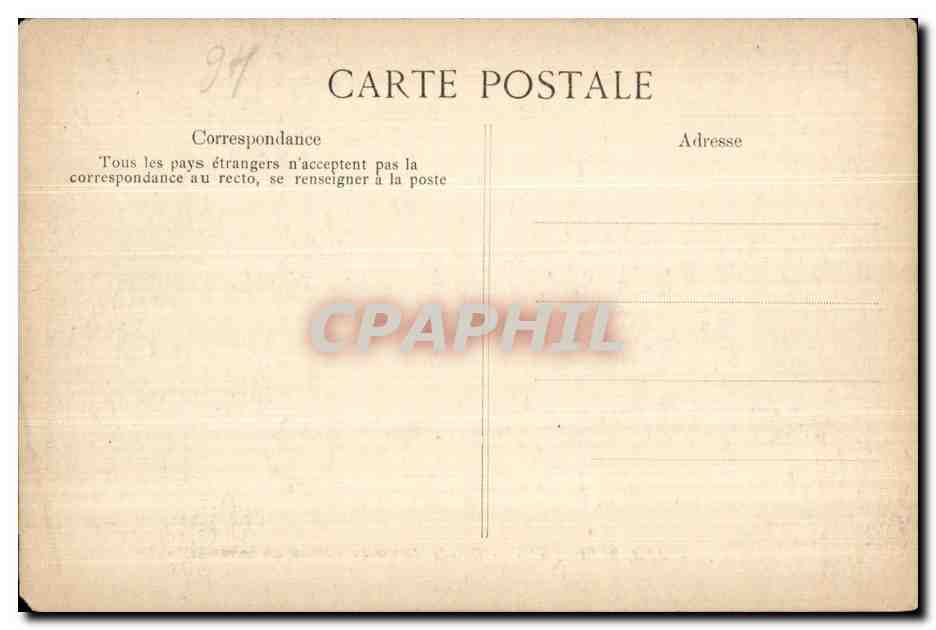 CPA Limeil Brevannes Grande Avenue du Chateau de Brevannes — Rückseite