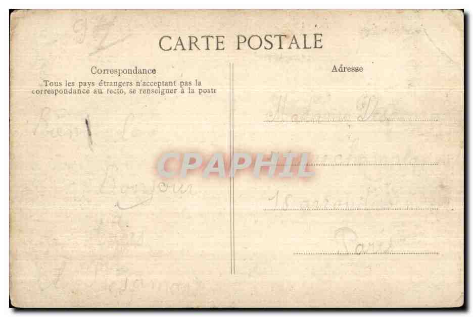 CPA Limeil Brevannes Chateau de Brevannes — Rückseite