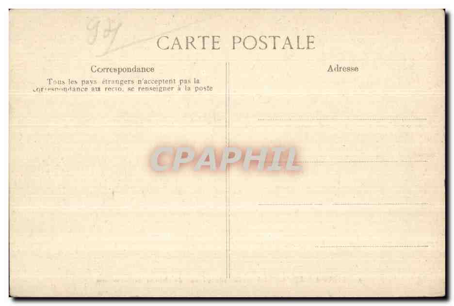 CPA Limeil Brevannes Grande Avenue du chateau de Brevannes — Rückseite