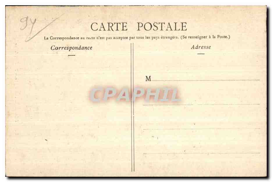 CPA Boissy St Leger L Eglise Tincelin — Rückseite