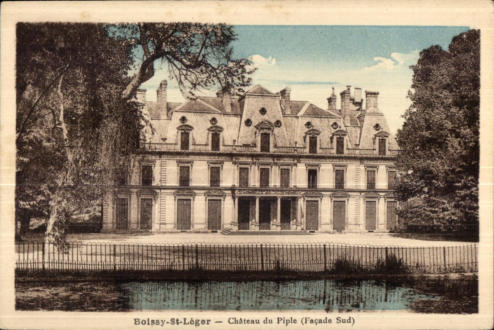 CPA Boissy St Leger Chateau du Piple (Facade Sud)