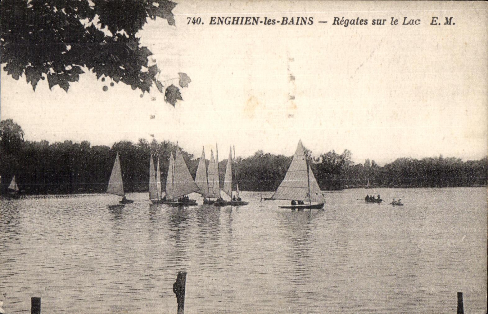 Enghien-les-Bains — Régates sur le Lac — E.M. n°740