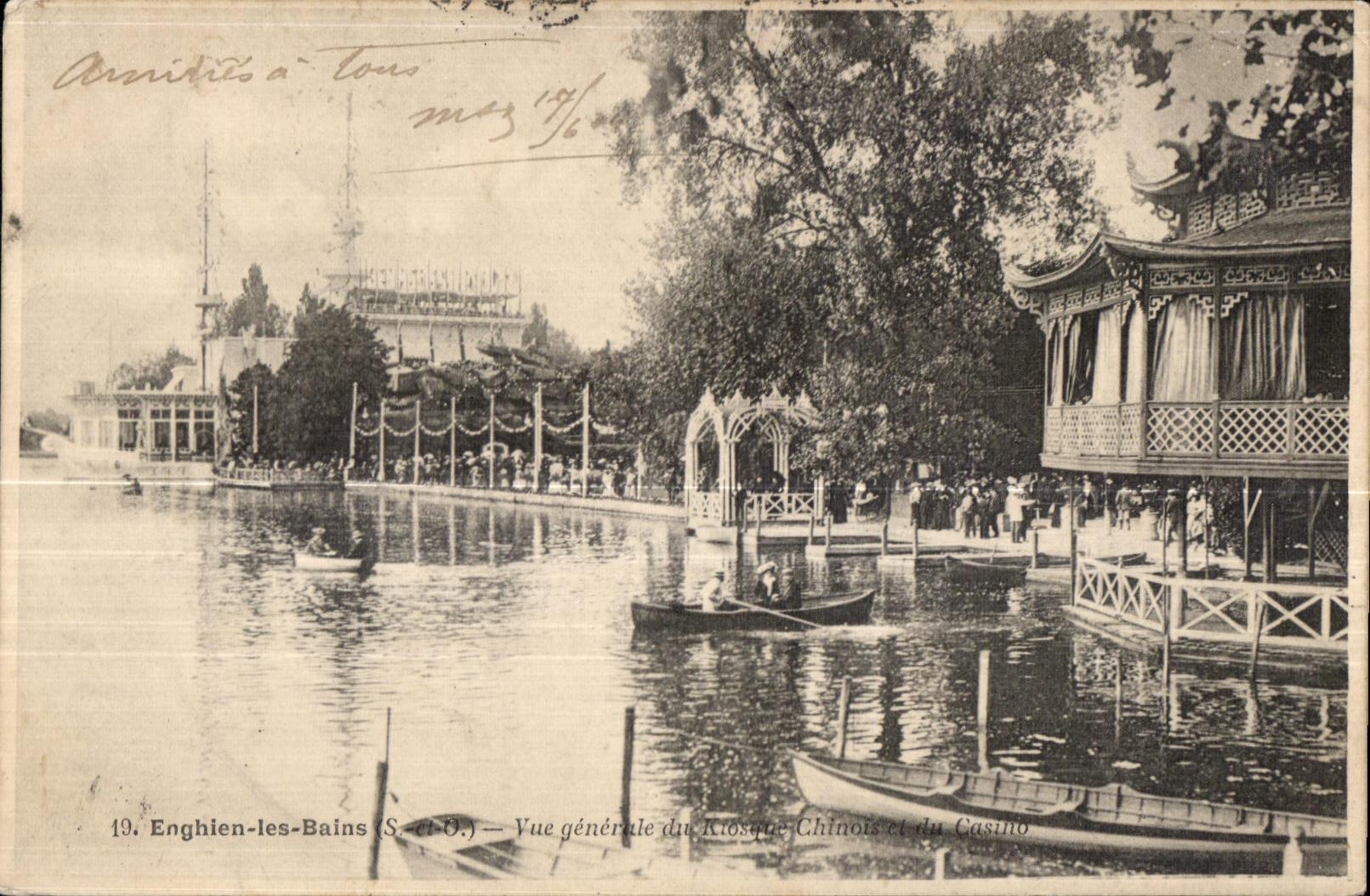 CPA Enghien les Bains Vue generale