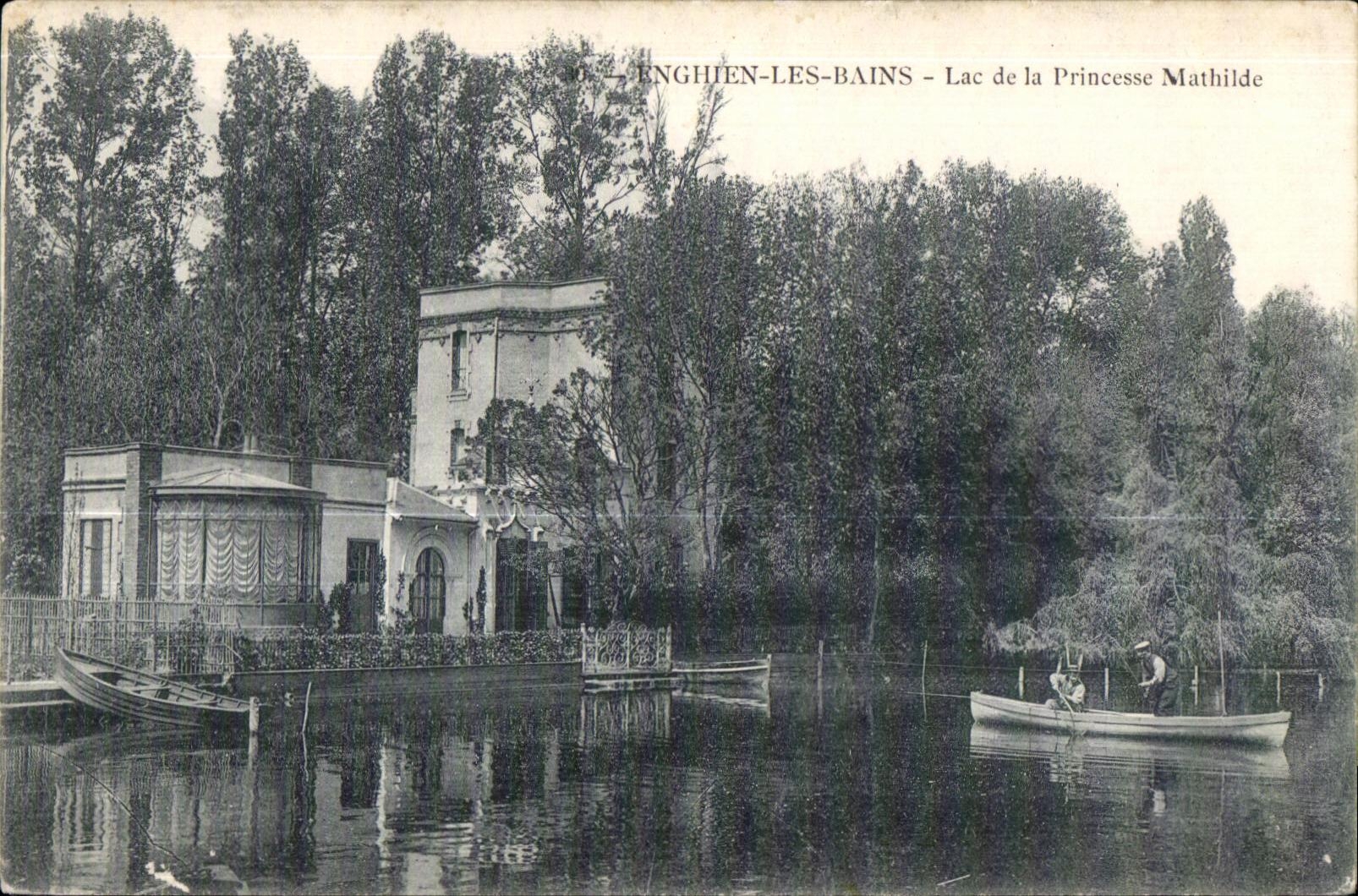 CPA Enghien Les Bains Lac De La Princesse Mathilde