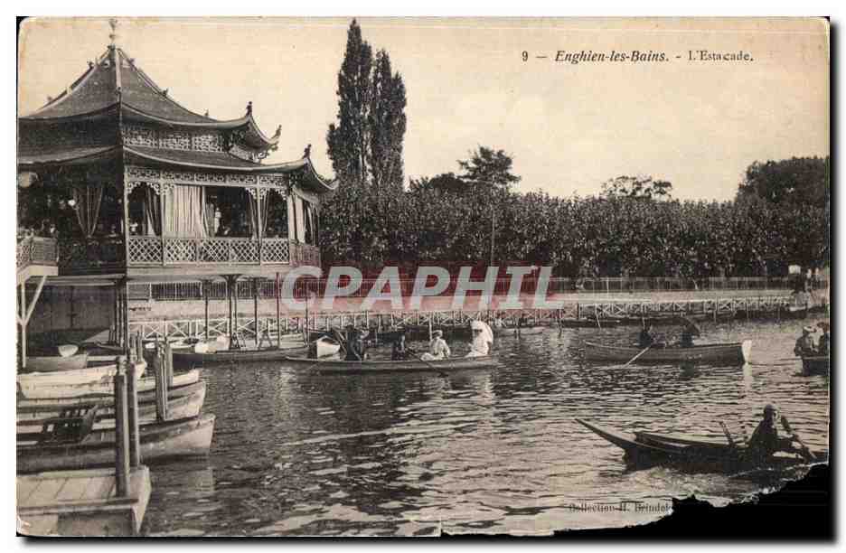 CPA Enghien Les Bains L Estacade