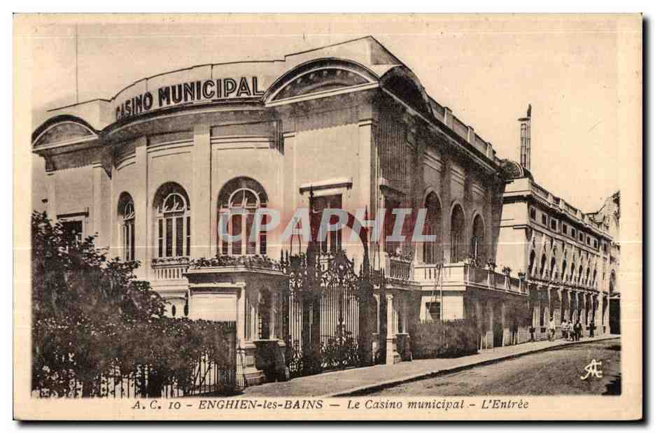 Enghien-les-Bains — Le Casino municipal — L'Entrée — A.C. 10 — éditeur Abelle-Cartes - Paris