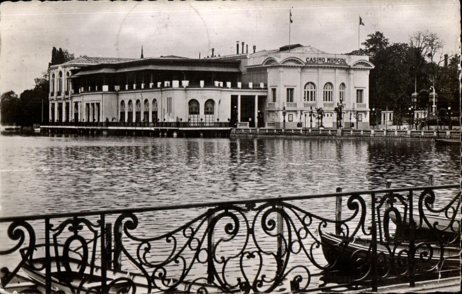 Casino Municipal — Enghien-les-Bains — Véritable Photo, Abaille
