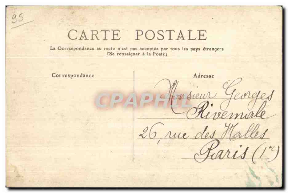 CPA Enghien Bains Le casino — Rückseite