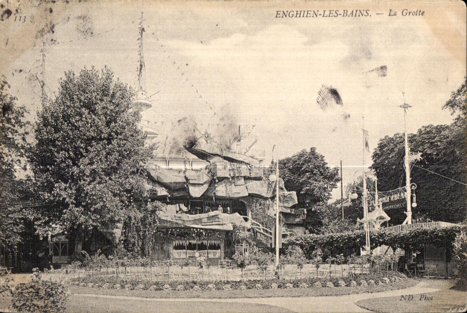 CPA Enghien les Bains La Grotte