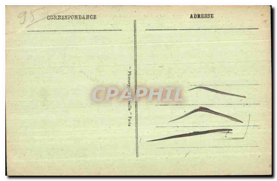 CPA Enghien les Bains Le Casino Le Jardin des Roses et I Embarcadere — Verso