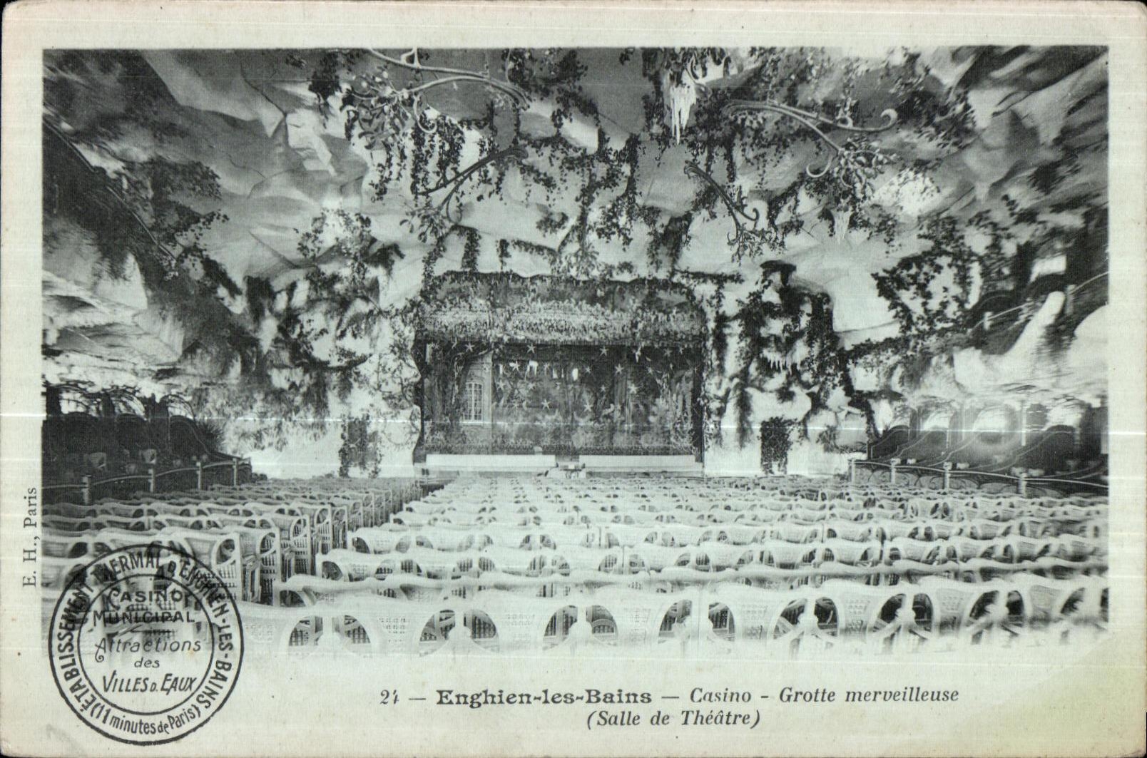 CPA Enghien les Bains Casino Grotte merveilleuse (Salle de Theatre)