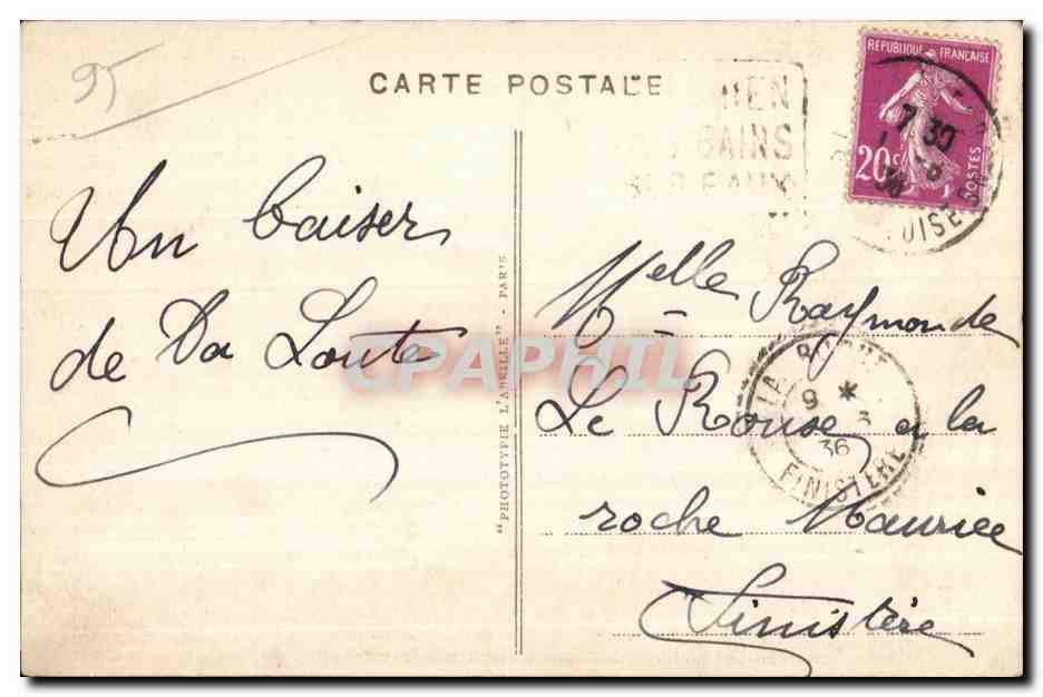 Enghien-les-Bains — Le Casino et les barques de plaisance — A.C. 5 — Verso