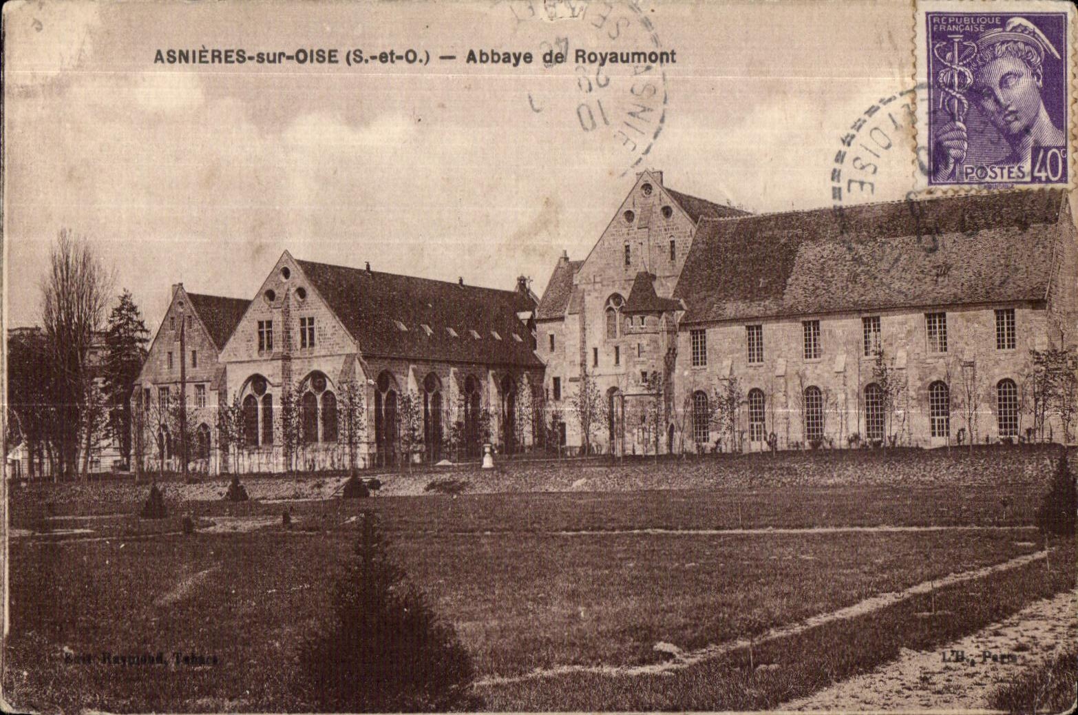 CPA Asnieres sur Oise Abbaye de Royaumont