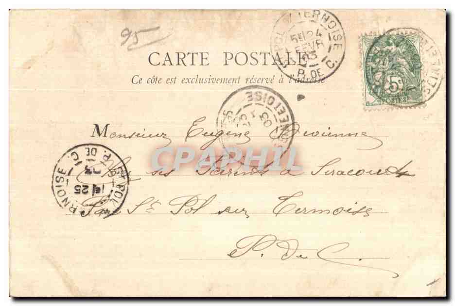 Asnières-sur-Oise — Usine de caoutchouc — Imp. Lib. J. Frémont, Beaumont-sur-Oise — Reverso