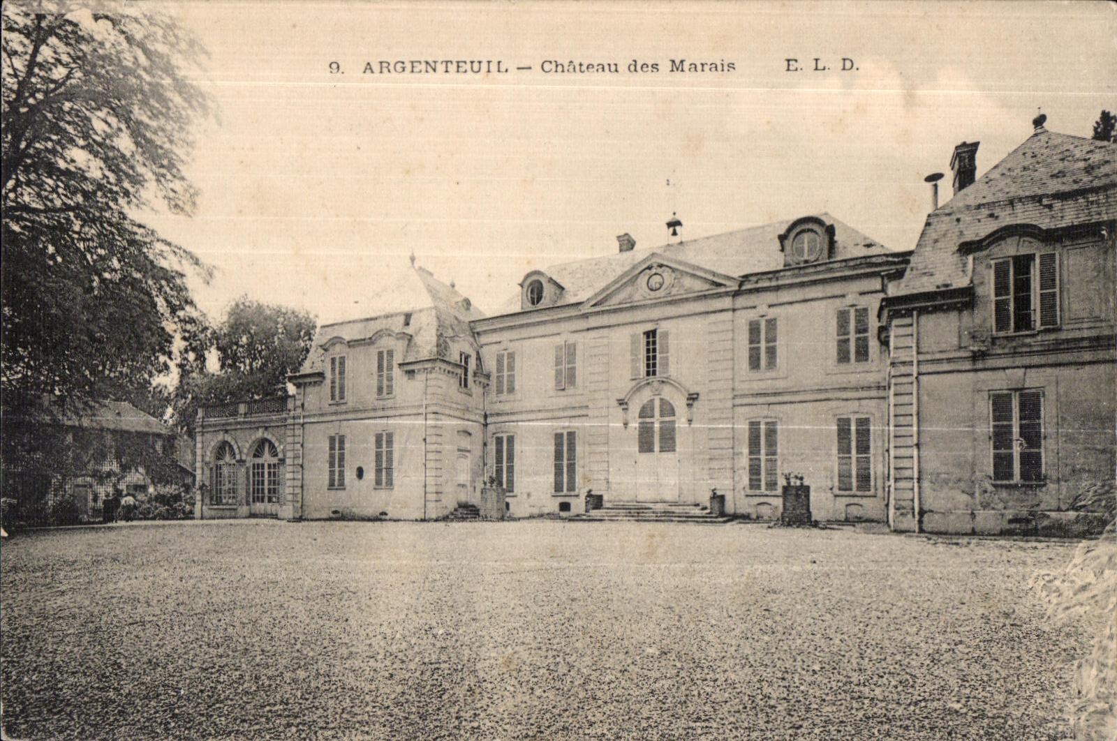 CPA Argenteuil Chateau des Marais