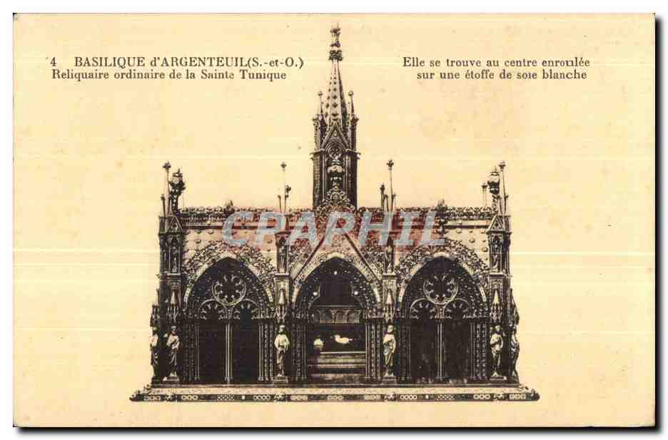 CPA d Argenteuil Basilique Reliquaire ordinaire de la Sainte Tunique