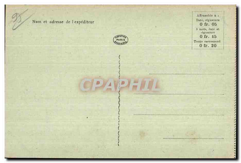 CPA Luzarches Abbave d Herivaux par — Back