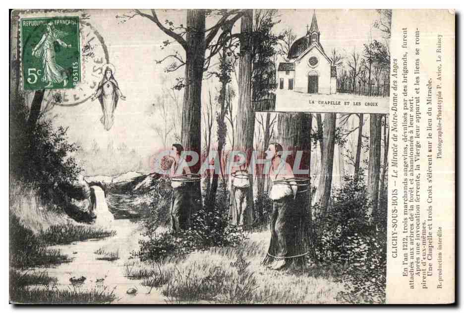 CPA Clichy Sous Bois Le Miracle de Notre Dame des Anges