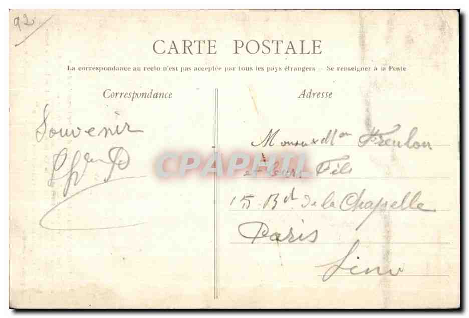 CPA Clichy Sous Bois Le Miracle de Notre Dame des Anges — Rückseite