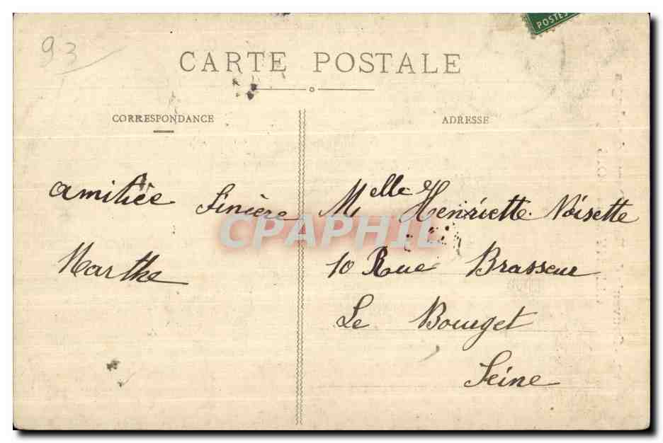 CPA Clichy sous Bois Pelerinage de N D des Anges du au Chapelle de N D des Anges Hirondelles  — Rückseite