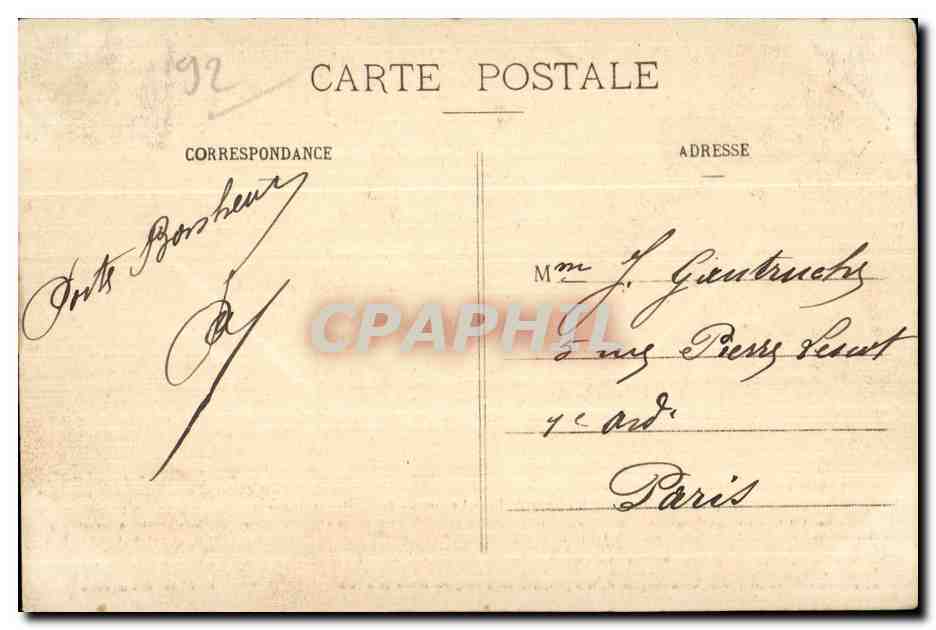 CPA Clichy sous Bois Le Miracle de N D des Anges — Rückseite