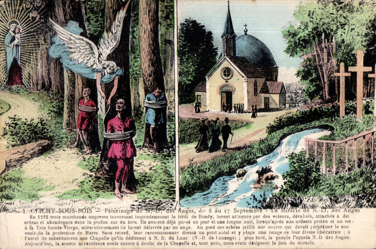CPA Clichy sous Bois Pelerinage de N D des Anges