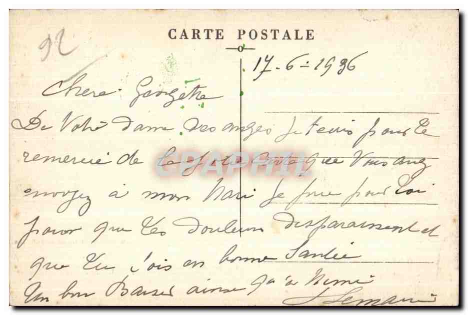 CPA Clichy sous Bois Pelerinage de N D des Anges — Rückseite